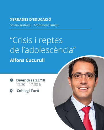 Xerrades d’educació per a famílies d'Aura i Turó: “Comprendre per educar”